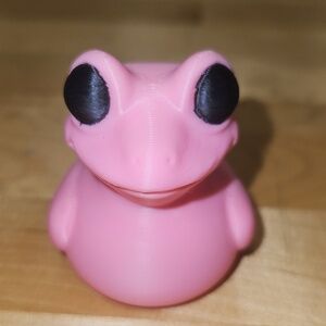 3D Printed Frog Duck Figurine Nwot